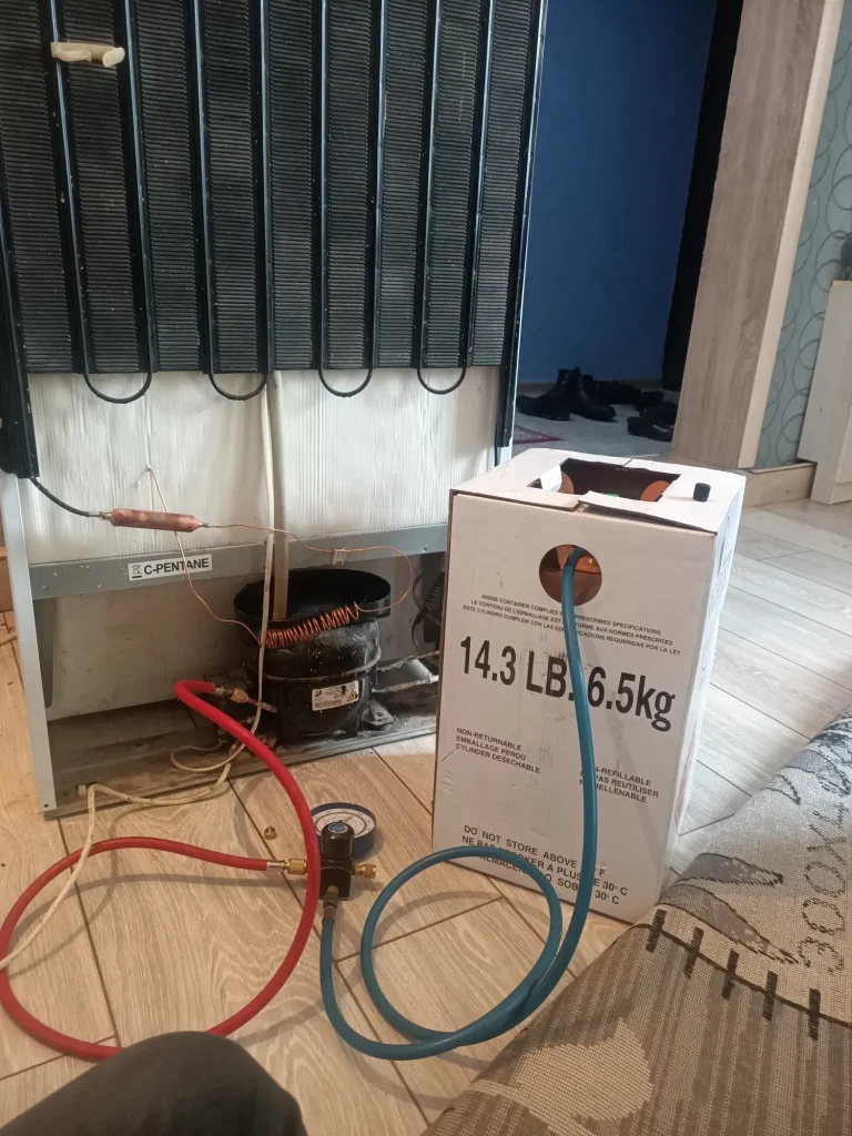 تنظیم گاز یخچال و فریزر