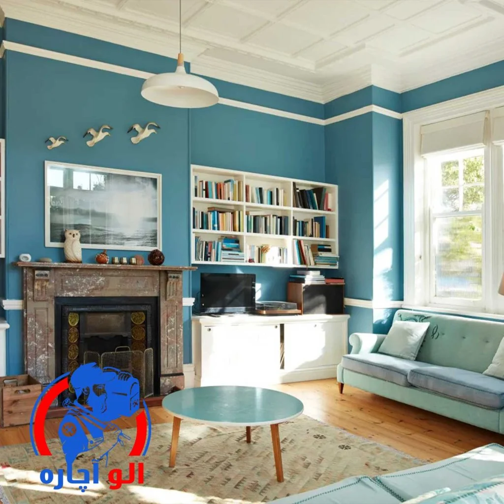 نقاشی ساختمان با رنگ روغنی، پلاستیک و اکریلیک در شمال تهران