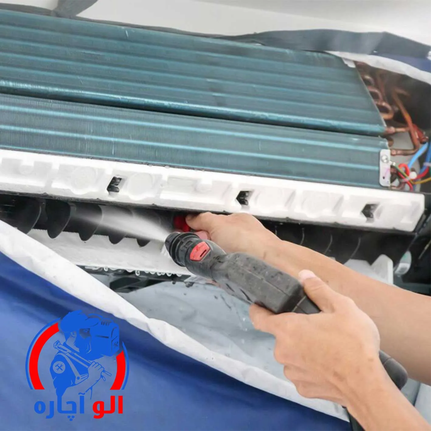 سرویس‌کار کولر گازی در غرب تهران